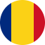 Flag of Romania Flat Round 64x64 1