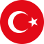 Flag of Turkey Flat Round 64x64 1
