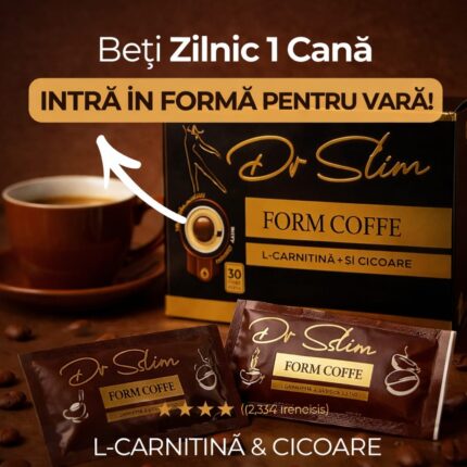 DR SLIM  form coffe  cu extract din L- carnitine si cicoare 30 de plicuri